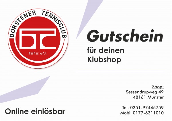 Gutschein 20 Euro DTC Dorsten